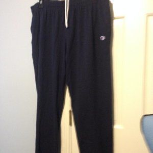 CHAMPION MEN 2XL ATHLETIC WEAR NAVY PANTS ELASTIC WAIST
